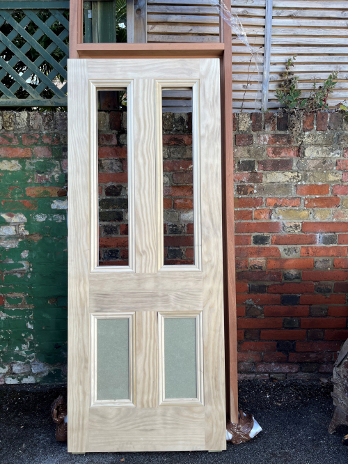 Accoya Front door with Sapele Frame 2 of 3 Accoya Front door with Sapele Frame
